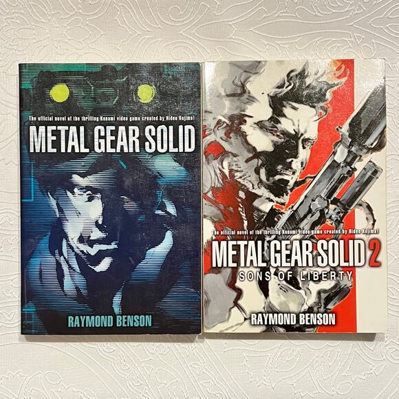 Metal Gear Solid 1 and 2 Book Set by Raymond Benson - Picture 1 of 4